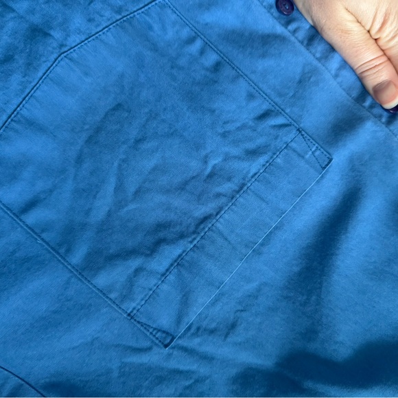 Anine Bing Blue Button Down Shirt - Picture 10 of 12